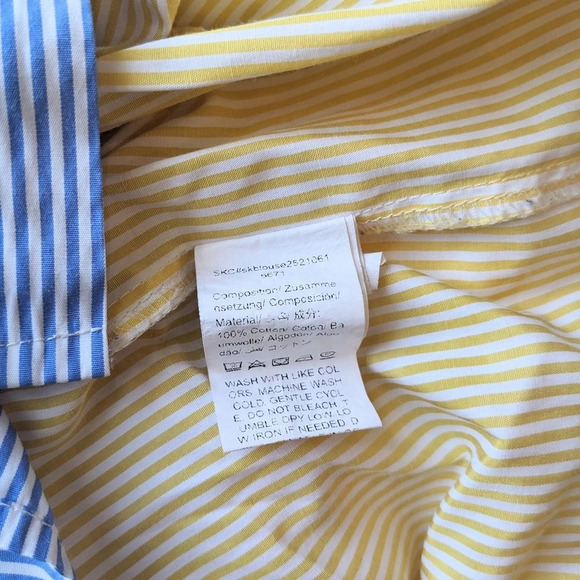 Girls SHEIN Multi Color Button Front Shirt - Picture 6 of 6